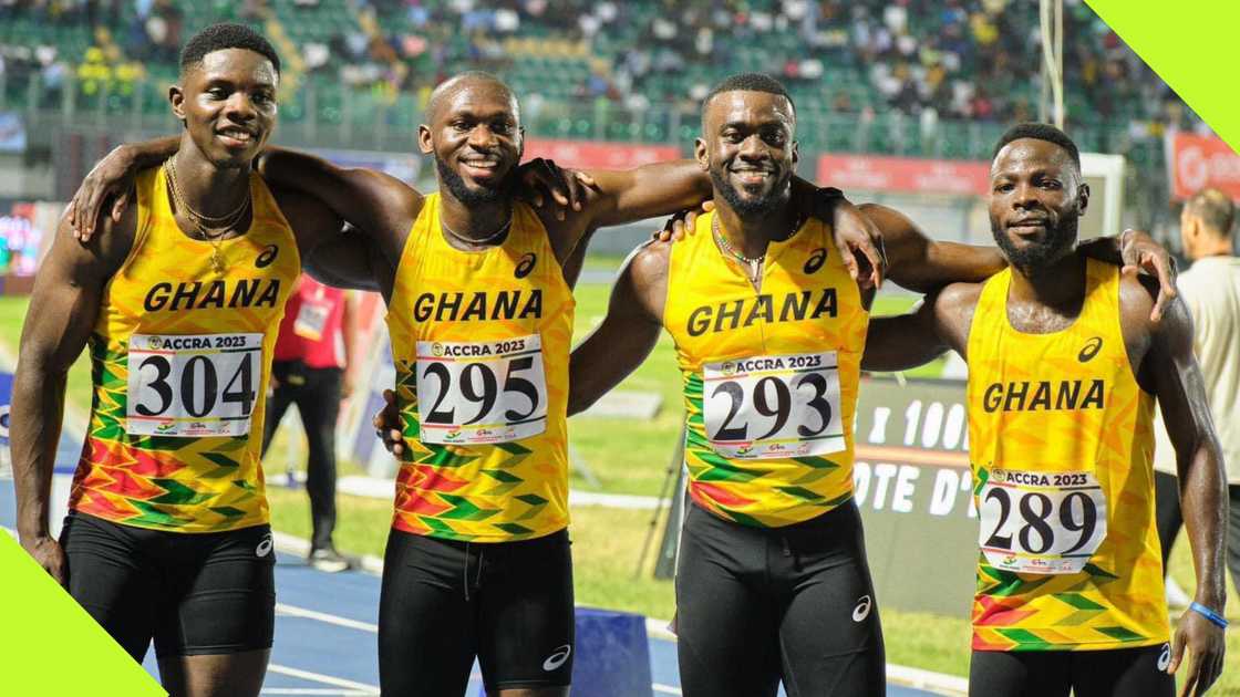 A terrible baton change cost Ghana a spot in the final of the 4x100m relay event on August 8, 2024.