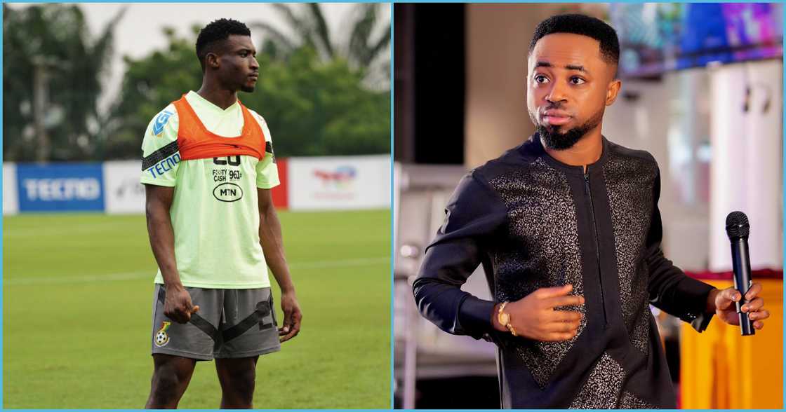 Photo of Kudus and Ghanaian pastor Photo of Kudus and Ghanaian pastor