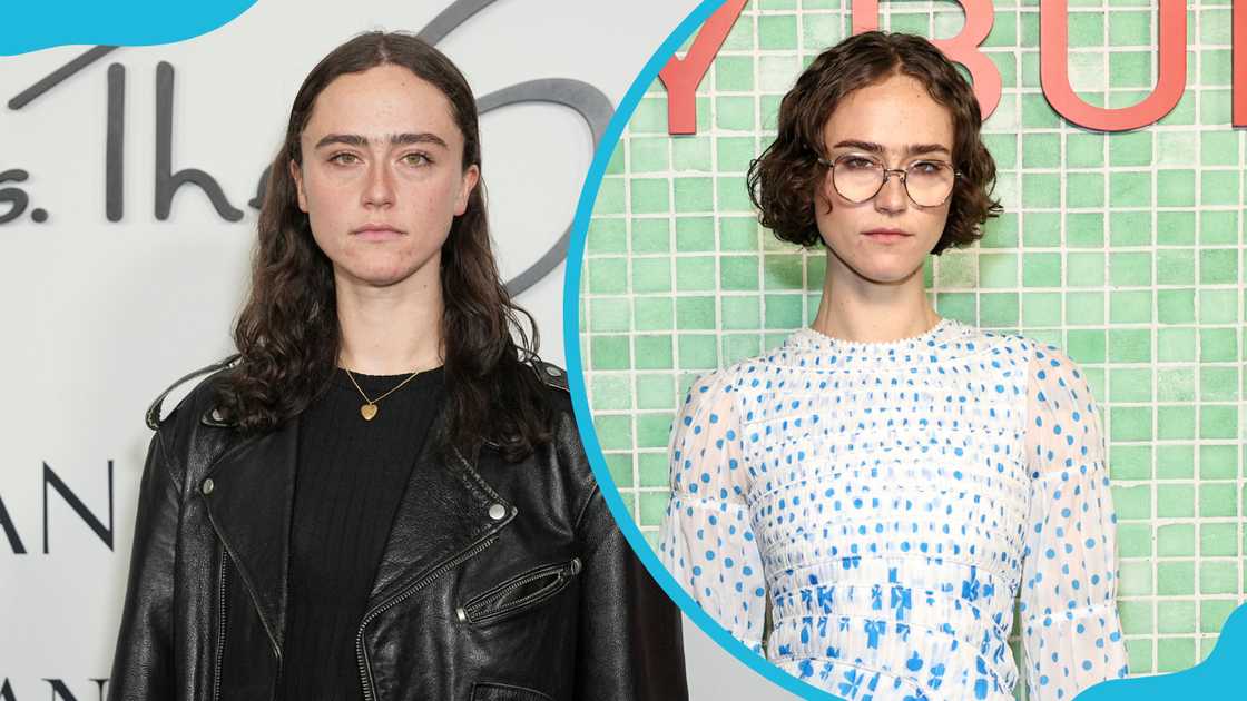 Ella Emhoff at the "Feud" premiere (L) and the Tory Burch fashion show (R). Ella Emhoff at the "Feud" premiere (L) and the Tory Burch fashion show (R).