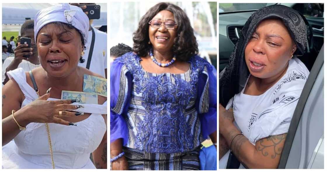 Frema Opare and Afia Schwar GHC50k For Dad's Funeral; Video Drops Frema Opare and Afia Schwar GHC50k For Dad's Funeral; Video Drops