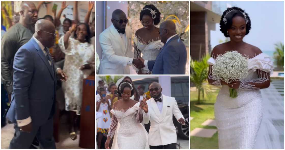 Akufo-Addo at the wedding of Hawa Koomson's daughter. Akufo-Addo at the wedding of Hawa Koomson's daughter.