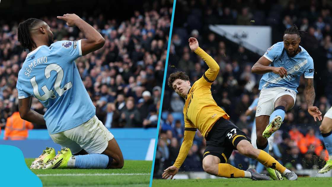 Antoine Semenyo, Manchester City, Premier League, AFC Bournemouth, Semenyo's goal scoring form, Pep Guardiola, Prince George Koffie, football updates, Black Stars, Semenyo vs Wolves.