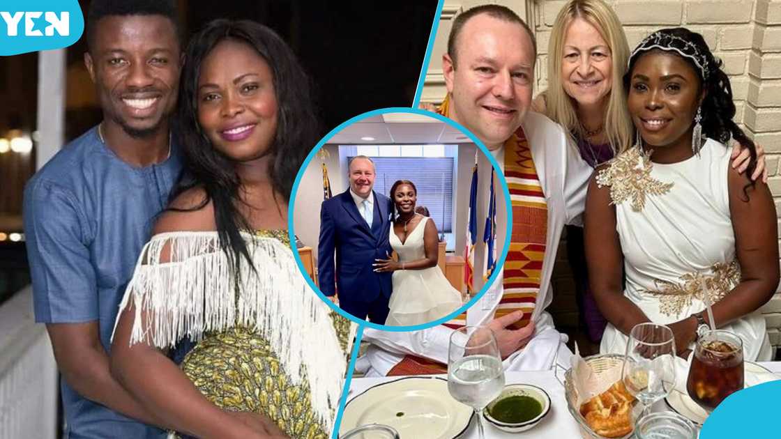 Kwaku Manu's ex-wife, Diane Naa Okailey, is now married to a white man in the US.