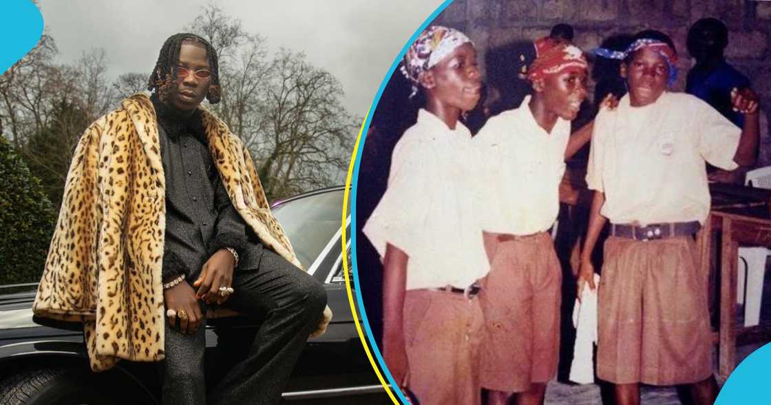 Stonebwoy's old photo from primary school Stonebwoy's old photo from primary school