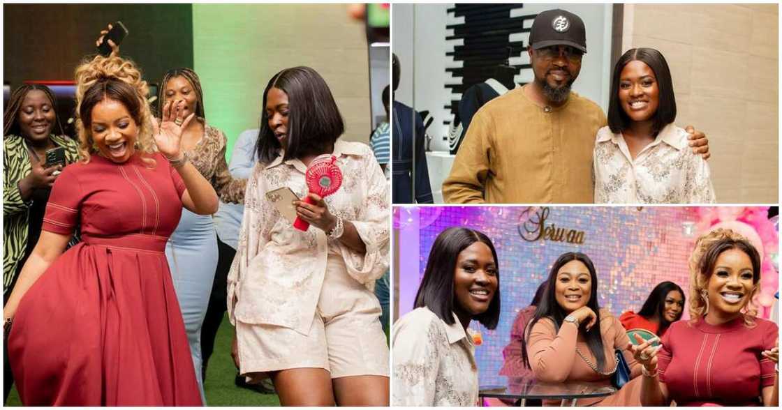 Fella Makafui drops pictures from Serwaa Amihere's 33rd birthday bash. Fella Makafui drops pictures from Serwaa Amihere's 33rd birthday bash.