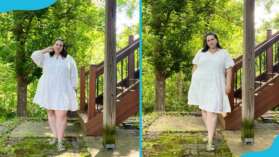 Bettina tiered shirt dress