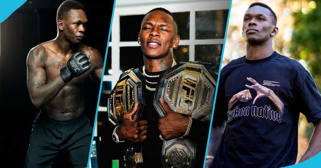 Israel Adesanya makes shocking revelation: "I lived in Lapaz, Ghana" Israel Adesanya makes shocking revelation: "I lived in Lapaz, Ghana"