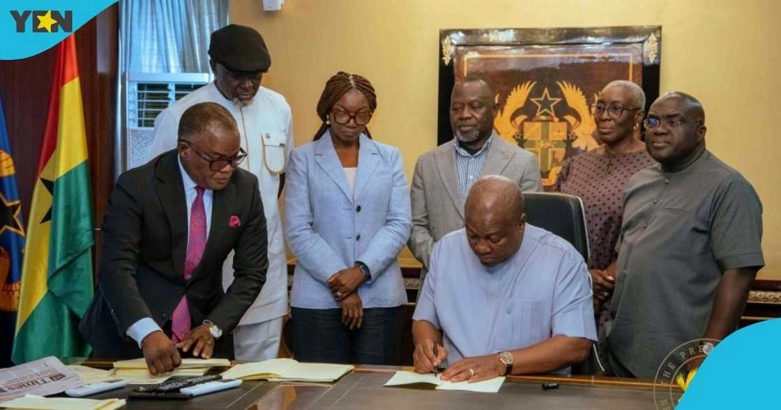 President John Mahama, assent to bills, Parliament of Ghana, Jubilee House, parliamentary approval.