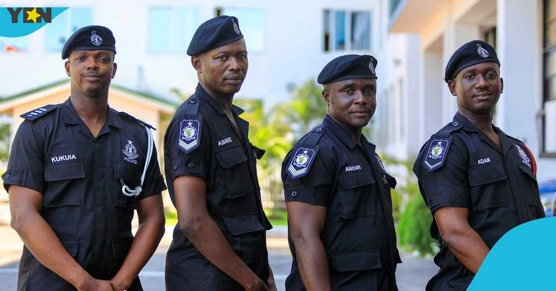 Ghana Police Service, police officers, promotion, murder suspect, exceptional and professional service