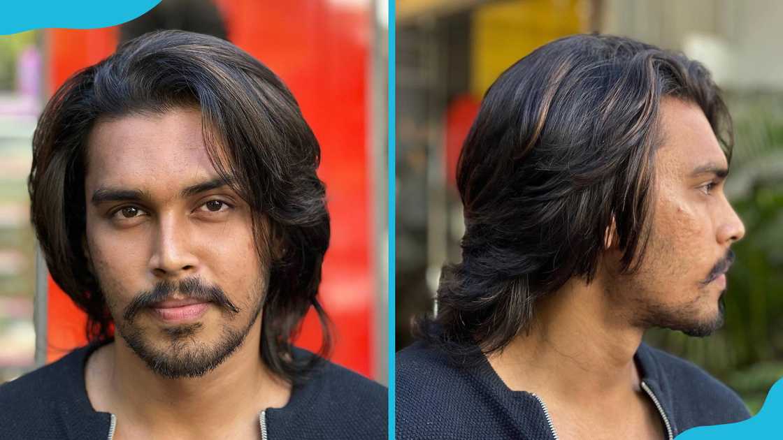 Long and layered mens hairstyle