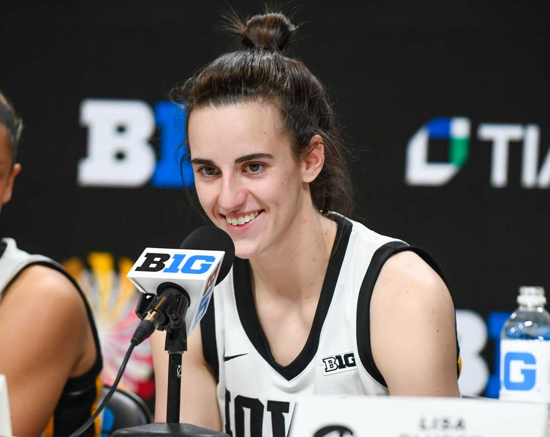 Caitlin Clark at Target Center on 8 March 2024 in Minneapolis, Minnesota