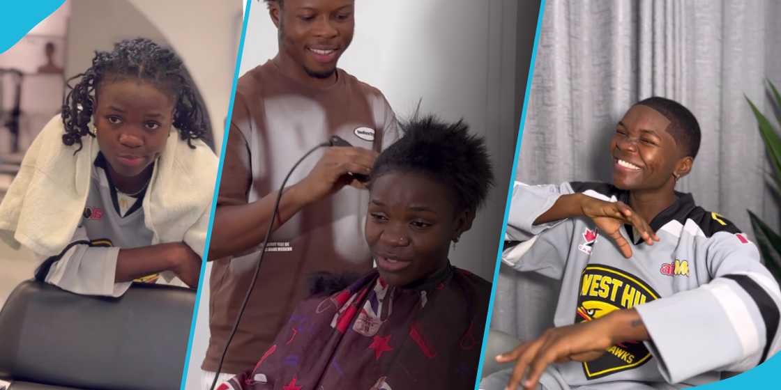 Edurance Grand does big chop Edurance Grand does big chop