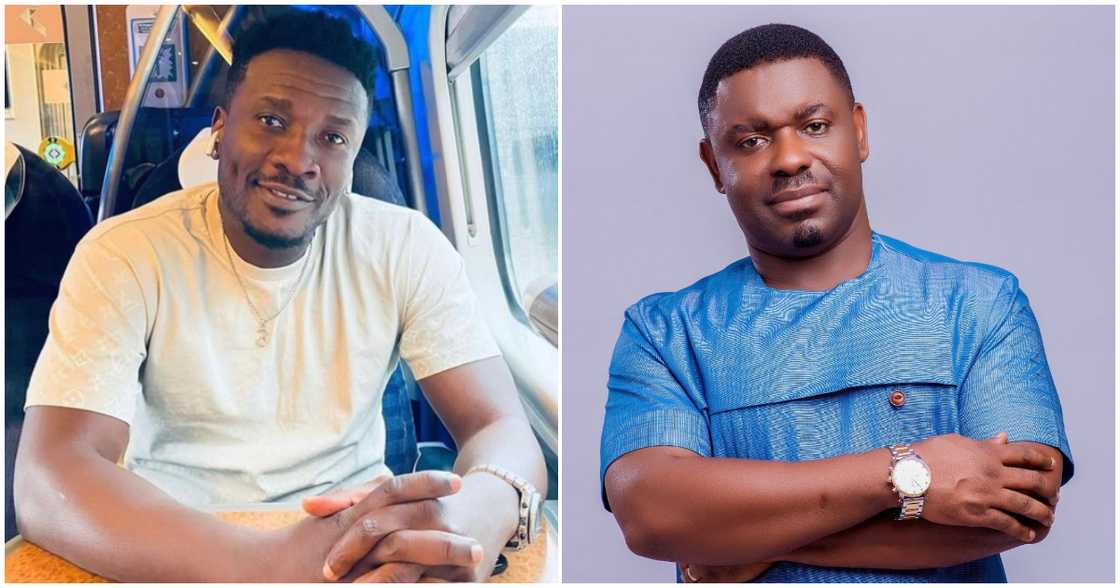 Asamoah Gyan gifts Nacee money Asamoah Gyan gifts Nacee money