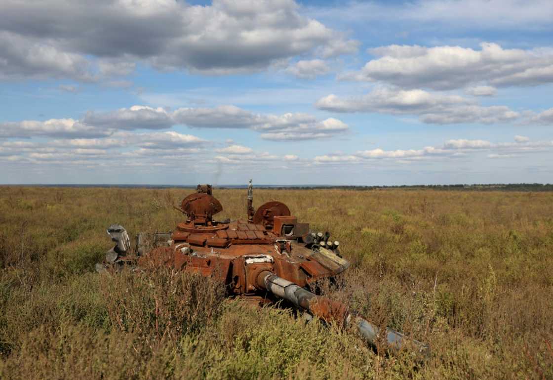 A destroyed Orthodox monastery in Dolina village in Donetsk region A destroyed Orthodox monastery in Dolina village in Donetsk region