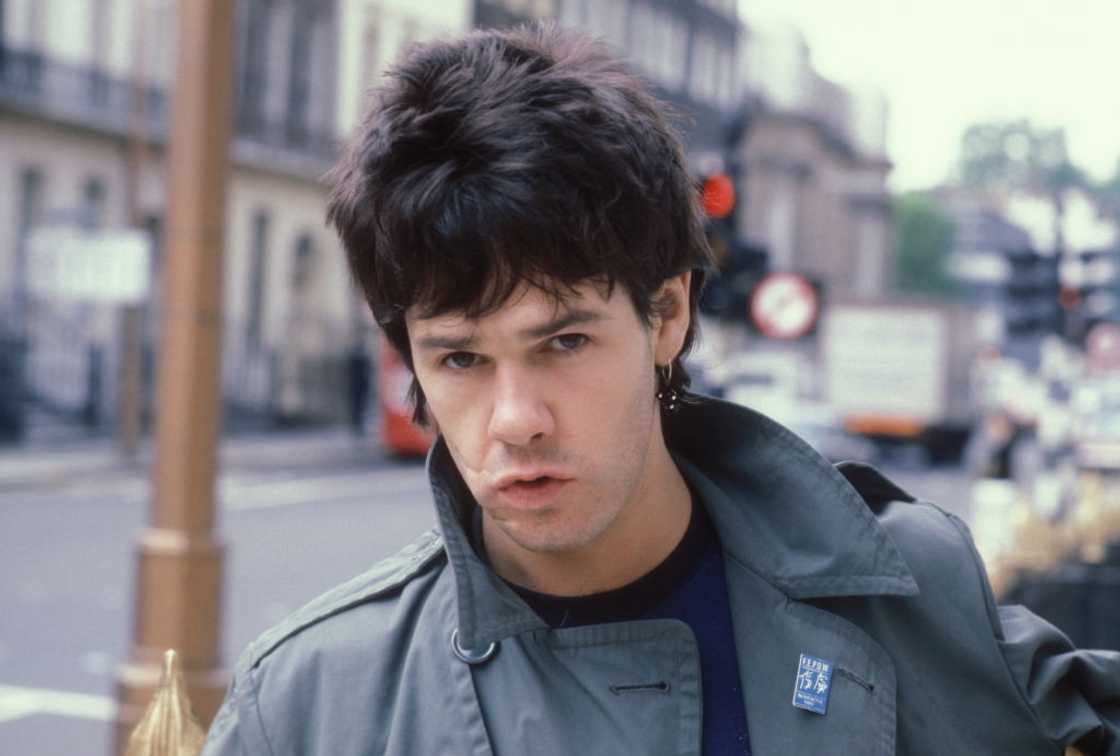 Gary Moore is seen at the offices of Jet Records after the release of his album 'G-Force', London Gary Moore is seen at the offices of Jet Records after the release of his album 'G-Force', London