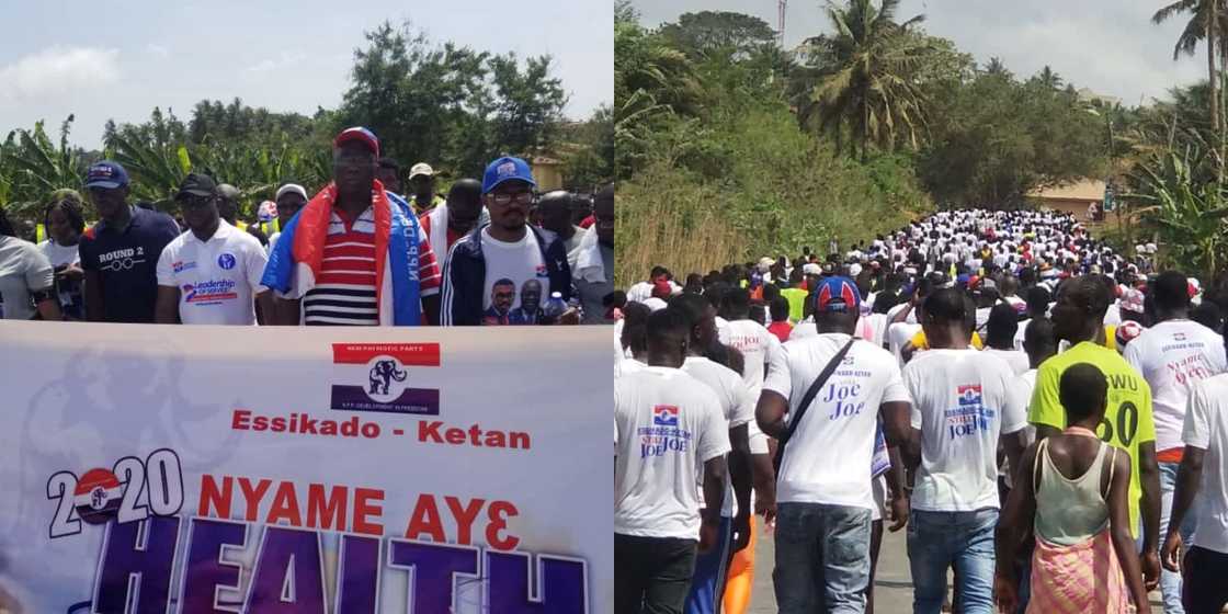 Joe Ghartey pulls massive crowd as thousands hit Essikado-Ketan streets Joe Ghartey pulls massive crowd as thousands hit Essikado-Ketan streets