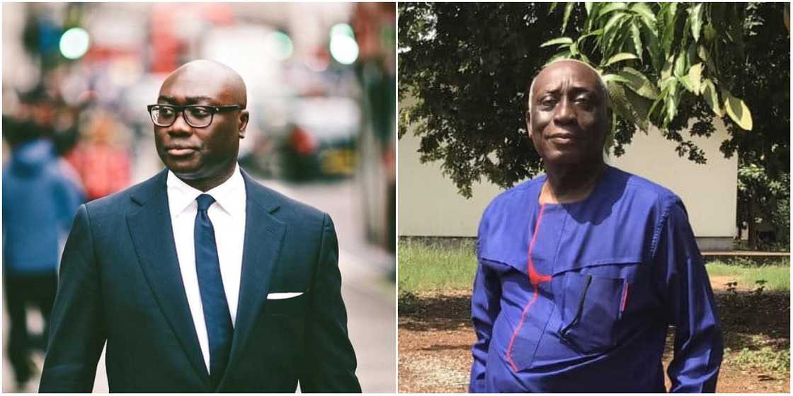 Komla Dumor's father visits his tomb everyday Komla Dumor's father visits his tomb everyday
