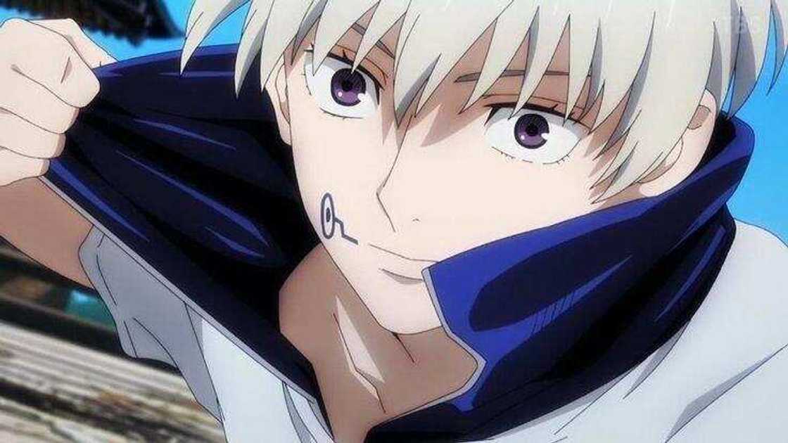 white-haired anime characters