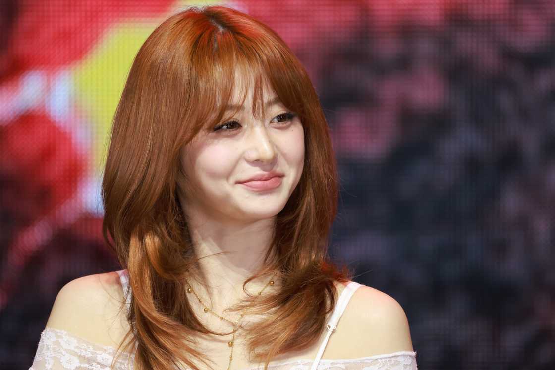 Huh Yun-jin attends LE SSERAFIM's 5th mini album 'HOT' media showcase Huh Yun-jin attends LE SSERAFIM's 5th mini album 'HOT' media showcase