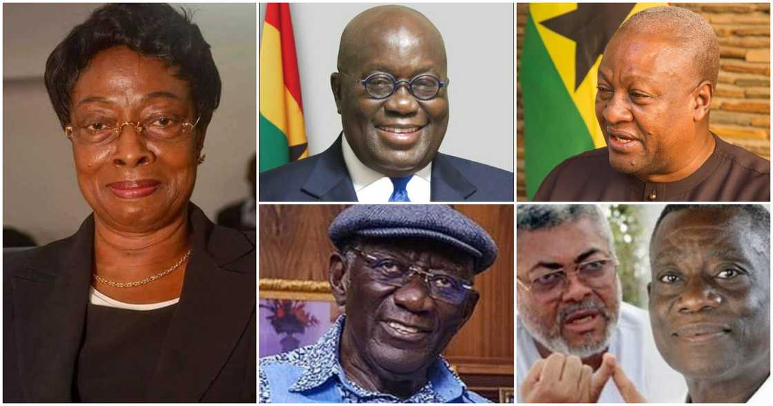 Sophia Akuffo has said all presidents under the 4th republic have failed the country. Sophia Akuffo has said all presidents under the 4th republic have failed the country.