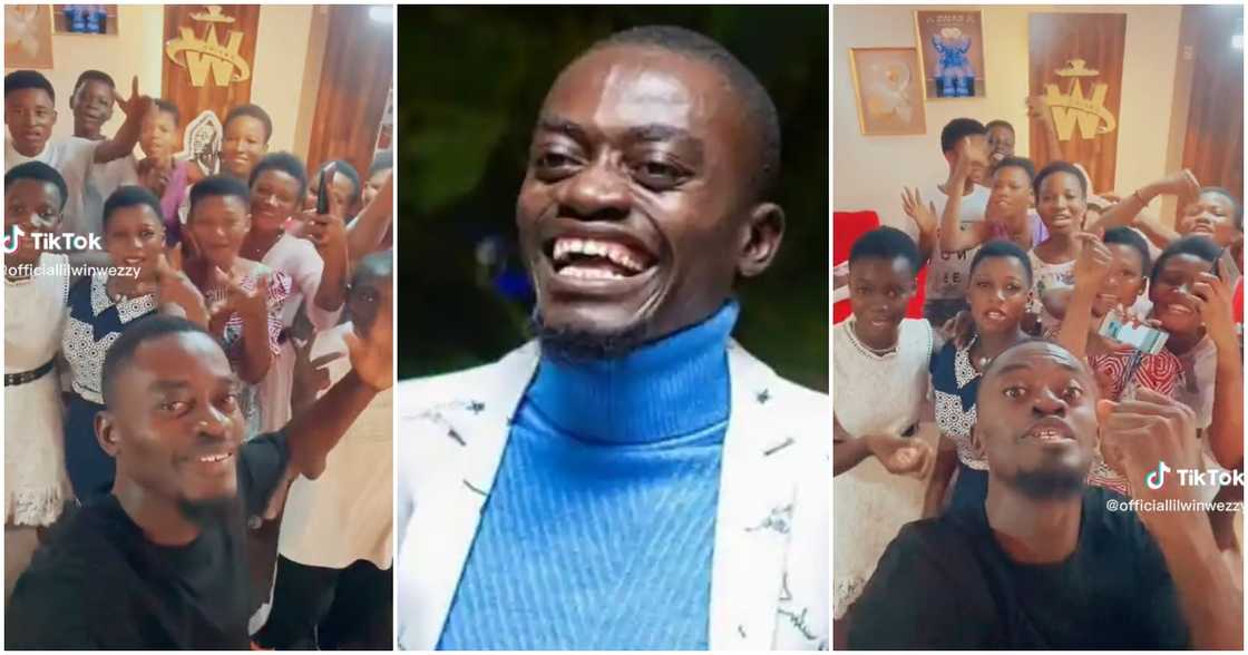Lil Win Flaunts First Batch Of JHS Graduates From His School Lil Win Flaunts First Batch Of JHS Graduates From His School