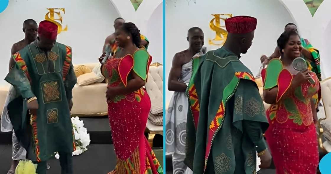 Ghanaian couple, brothers-in-law, wedding day, marriage ceremony, cash gift Ghanaian couple, brothers-in-law, wedding day, marriage ceremony, cash gift