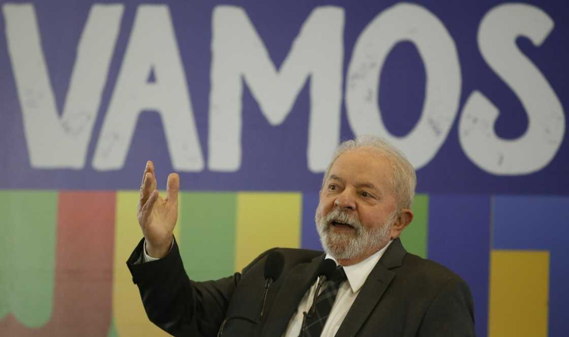 Lula at a news conference with international media in Sao Paulo on August 22 Lula at a news conference with international media in Sao Paulo on August 22