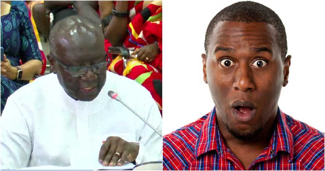 Finance minister Ken Ofori-Atta threw a shade at Minority caucus when he appeared before the ad hoc committee on Friday. Finance minister Ken Ofori-Atta threw a shade at Minority caucus when he appeared before the ad hoc committee on Friday.