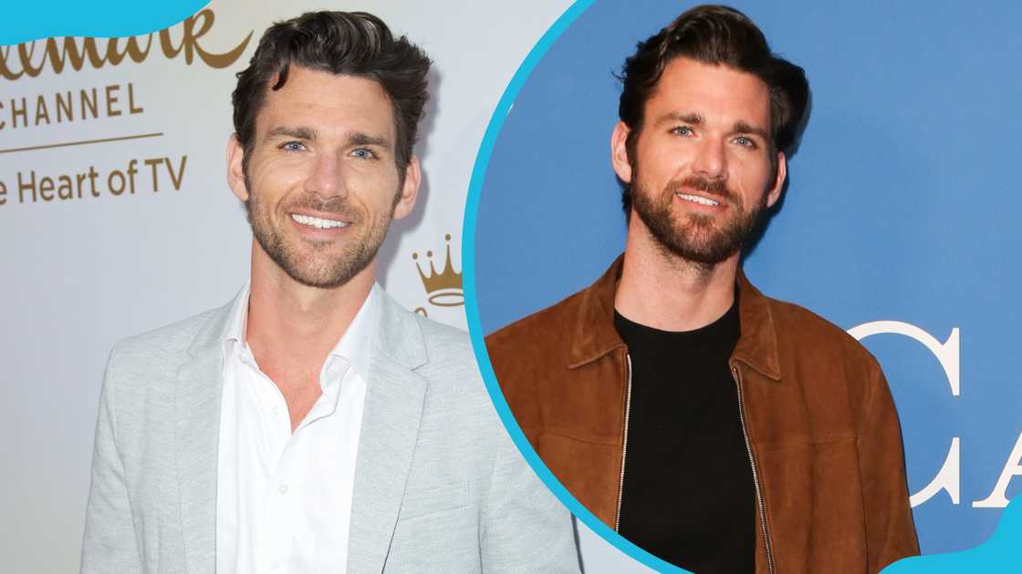 Kevin McGarry at the 2017 Summer TCA Hallmark Channel event (L) and the "When Calls The Heart" celebration dinner (R) Kevin McGarry at the 2017 Summer TCA Hallmark Channel event (L) and the "When Calls The Heart" celebration dinner (R)