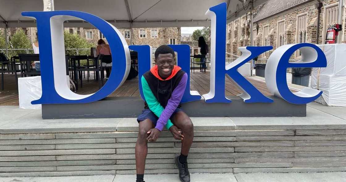 Bright Aboah, a Ghanaian student at Duke University in the US reveals he taught himself SAT and SSAT