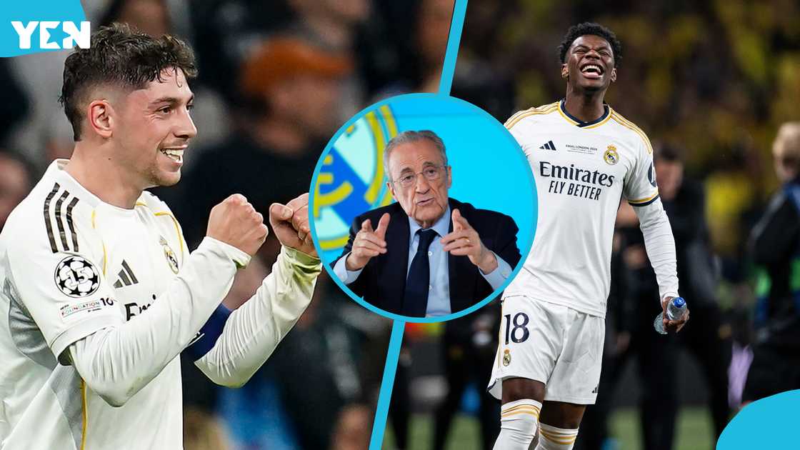 Real Madrid, Florentino Perez, Valverde and Tchouameni fight, Federico Valverde, Aurelien Tchouameni, Real Madrid training ground altercation, Real Madrid dressing room crisis, El Clasico build-up, La Liga news, Real Madrid punishment, Valverde injury