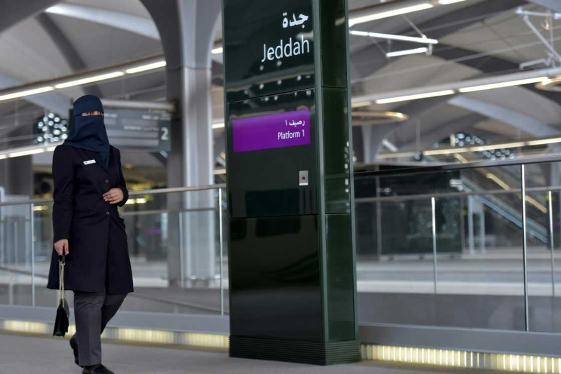 Train driver Tharaa Ali says many of her passengers thank her for a safe journey Train driver Tharaa Ali says many of her passengers thank her for a safe journey