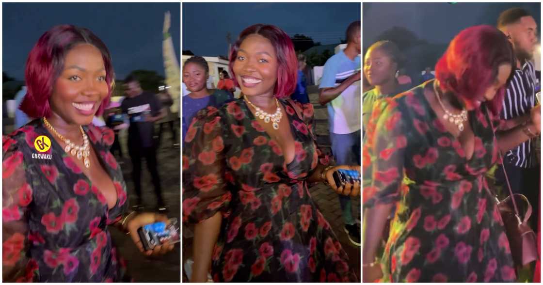 Felicia Osei rocks a flowing dress at Onua TV Felicia Osei rocks a flowing dress at Onua TV