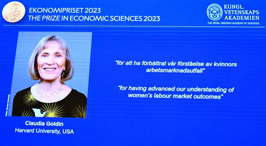 American economist Claudia Goldin was named the winner of the 2023 Nobel economics prize 'for having advanced our understanding of women's labour market outcomes'