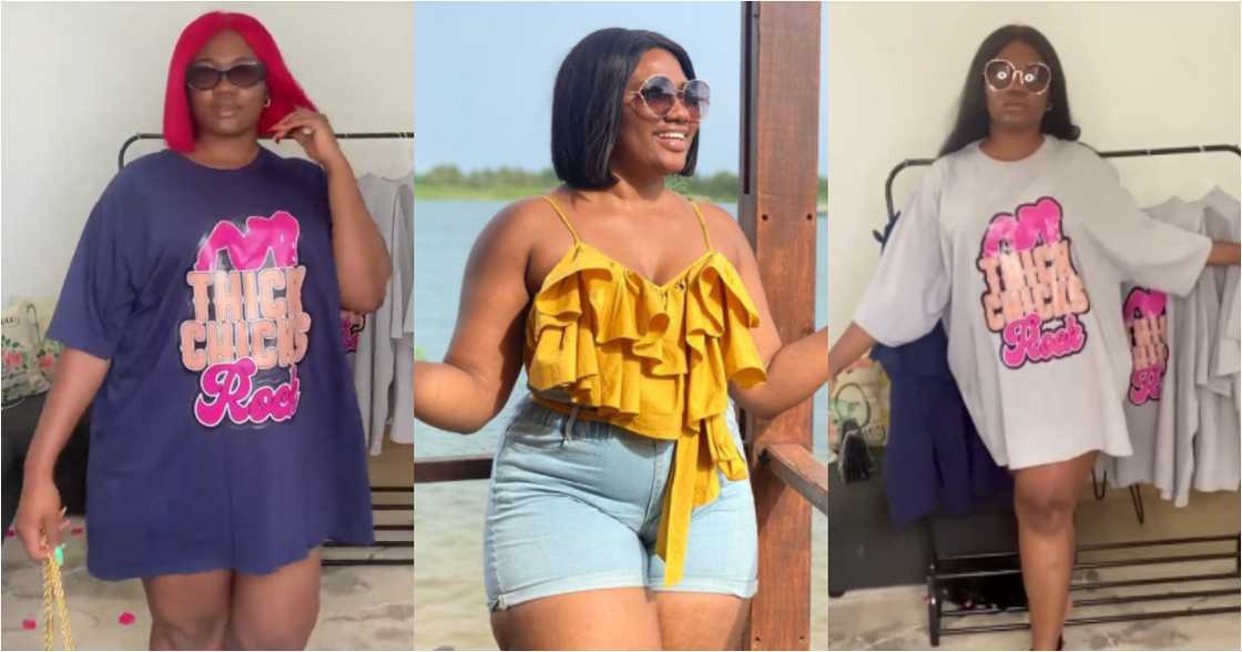 Abena Korkor drops jaws as she flaunts her natural curves and beauty in no-makeup videos