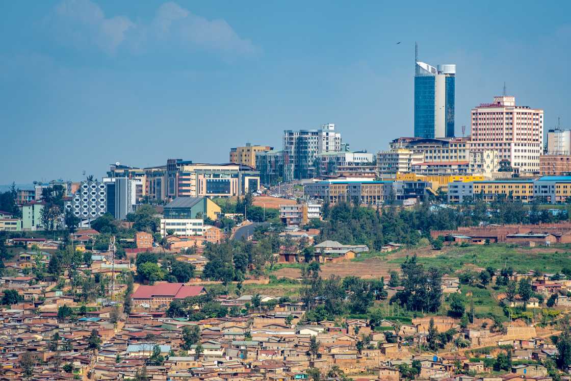 The city of Kigali, Rwanda The city of Kigali, Rwanda