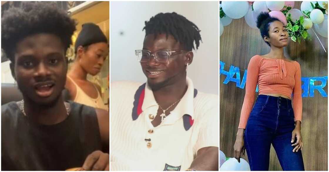 Photos of Kuami Eugene and his maid Mary