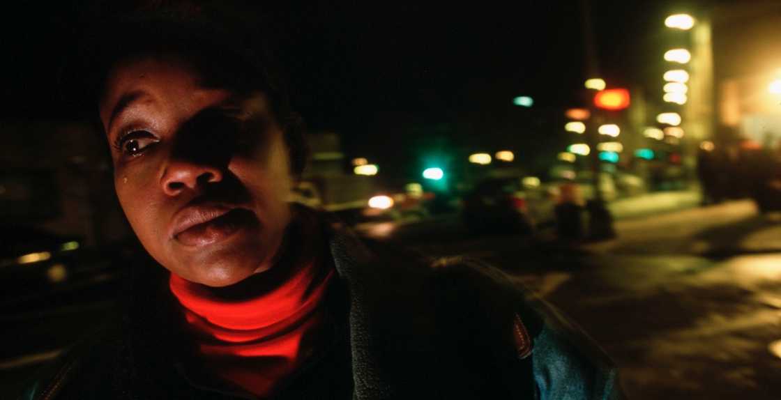 Sad black lady Sad black lady