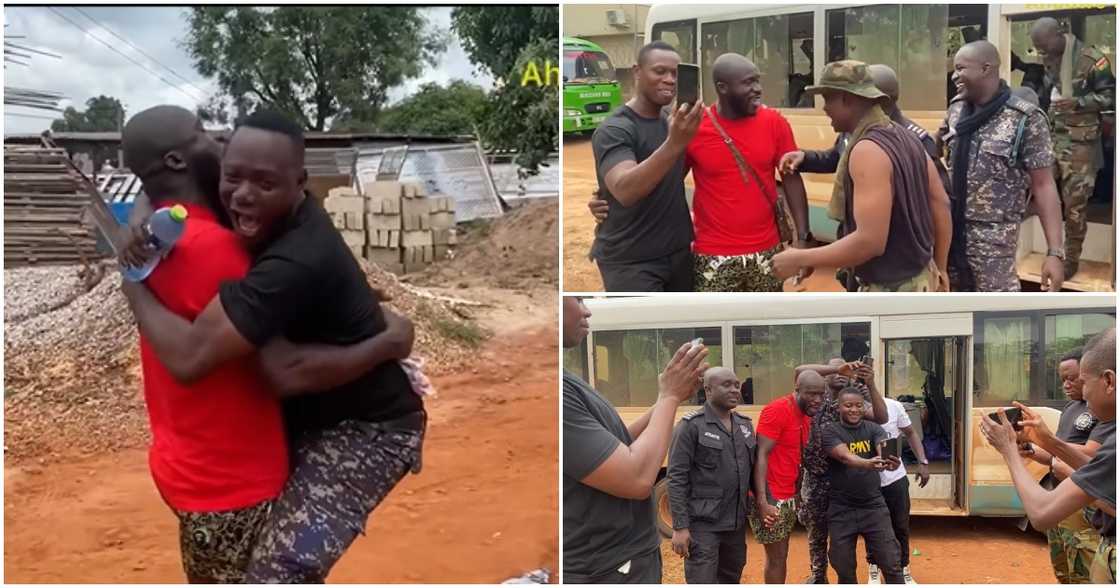 Ras Nene and soldiers Ras Nene and soldiers