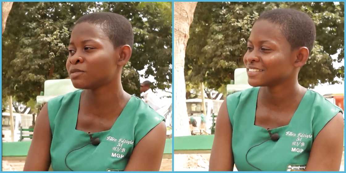 Student of Badu Bonsu SHTS shares what she believes are some of the challenges of Ghana's education system.