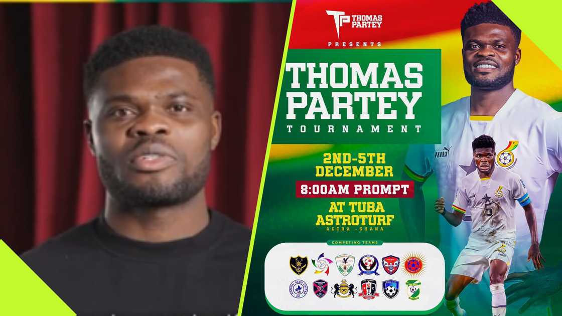 Thomas Partey launches Thomas Partey Tournament. Thomas Partey launches Thomas Partey Tournament.