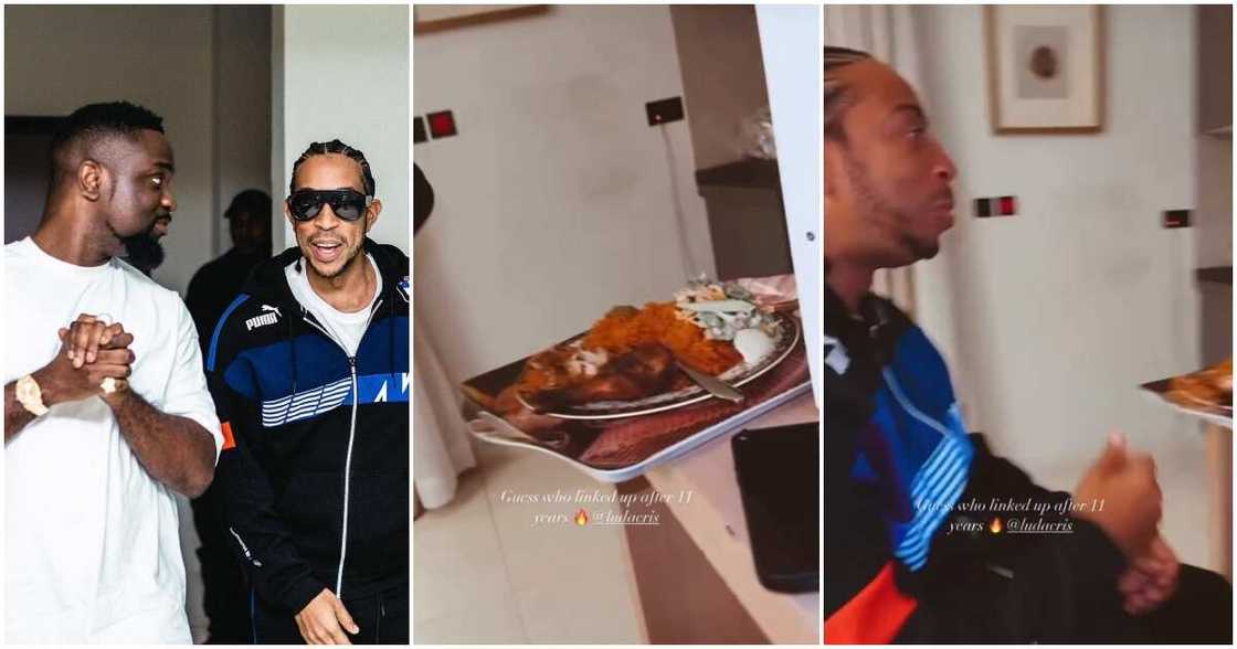 Ludacris Eats Ghana Jolof