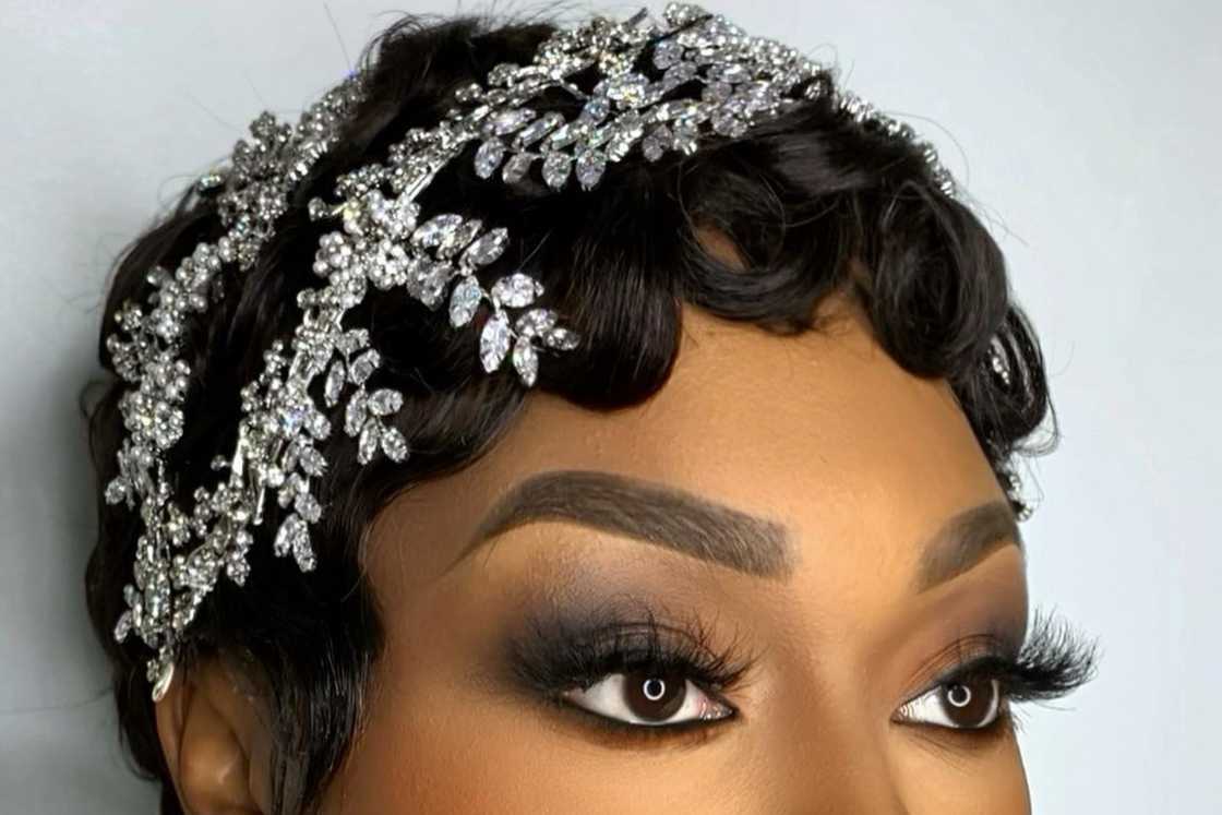 Wedding pixie haircut look Wedding pixie haircut look