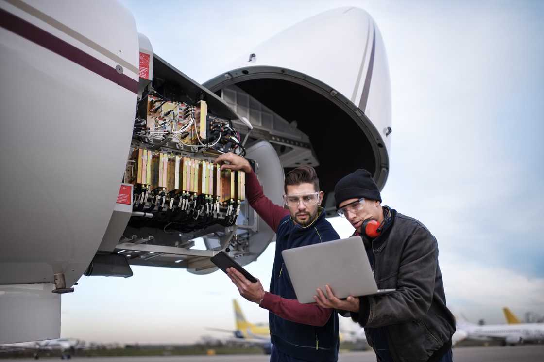 A plane inspection