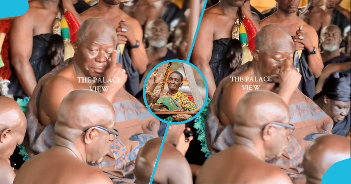 Otumfuo Osei Tutu II, Asantehemaa, Otumfuo and his sister, Manhyia Palace, Ashanti Kingdom, Ghana King Otumfuo Osei Tutu II, Asantehemaa, Otumfuo and his sister, Manhyia Palace, Ashanti Kingdom, Ghana King