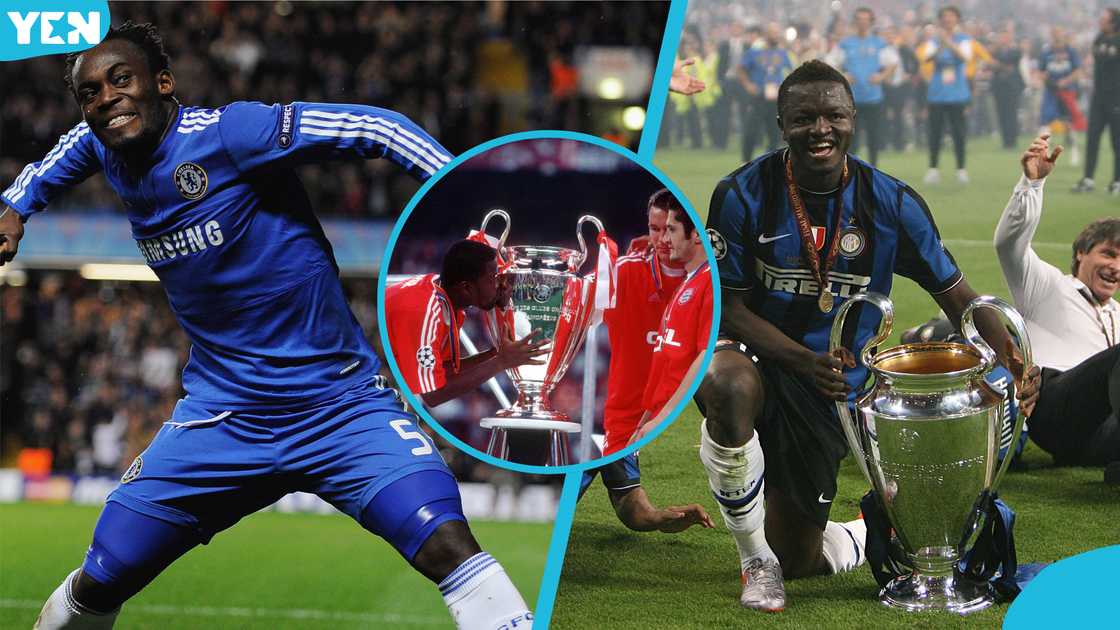 Michael Essien, Sulley Muntari, Sammy Kuffour, Ghanaian players with most trophies, Most decorated Ghanaian players, Asamoah Gyan trophies won , Andre Ayew list of trophies