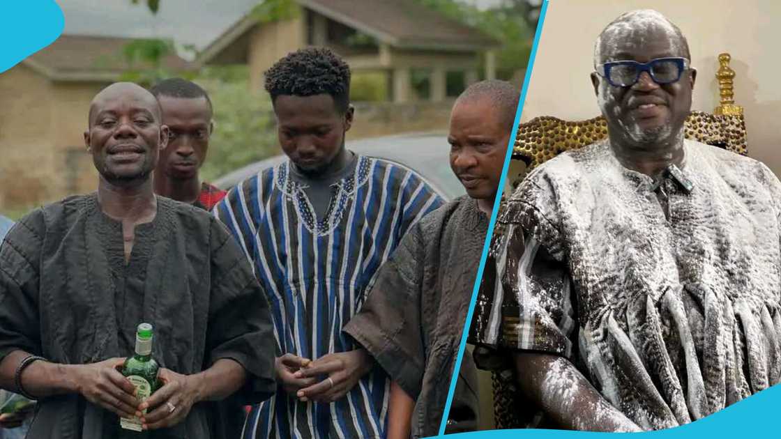 Mikki Osei Berko, Adamorobe chieftaincy, Nana Osei Boakye Yiadom II, Ghanaian actor news, traditional leadership Ghana, master richard enstooled, viral videos Ghana Mikki Osei Berko, Adamorobe chieftaincy, Nana Osei Boakye Yiadom II, Ghanaian actor news, traditional leadership Ghana, master richard enstooled, viral videos Ghana