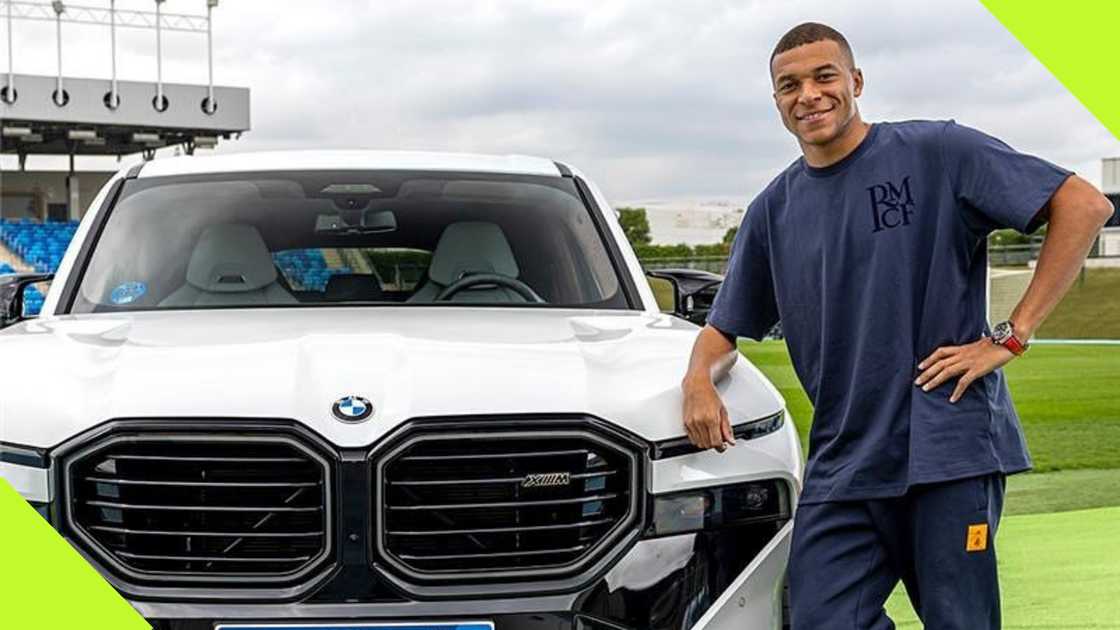 Kylian Mbappe and Real Madrid players will now be driving high-end electric BMW cars