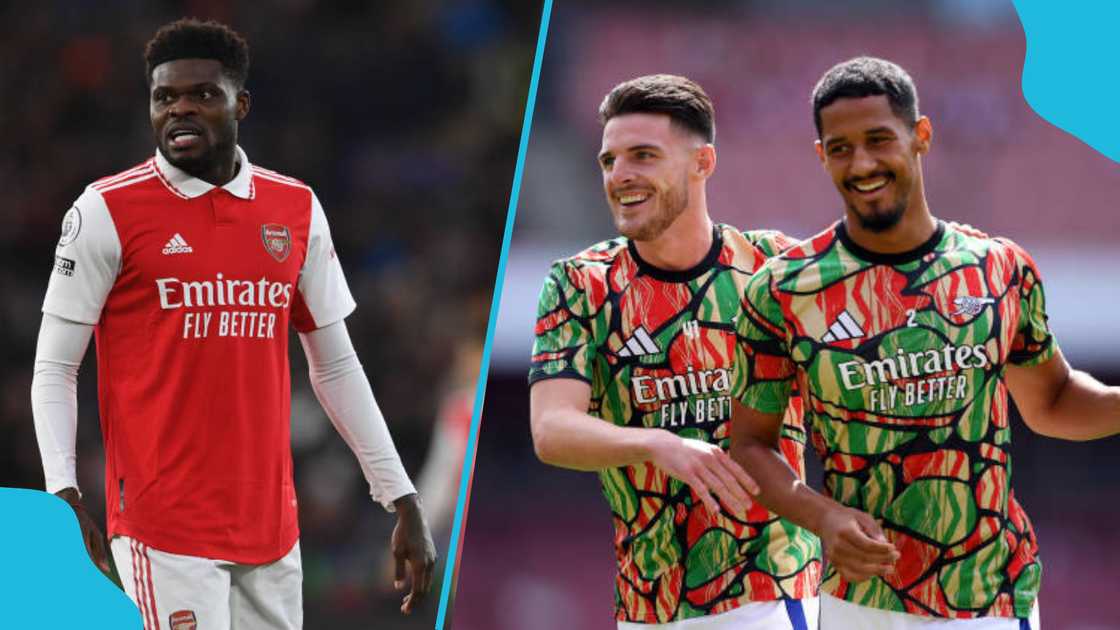 Arsenal stars react to Thomas Partey's post. Arsenal stars react to Thomas Partey's post.