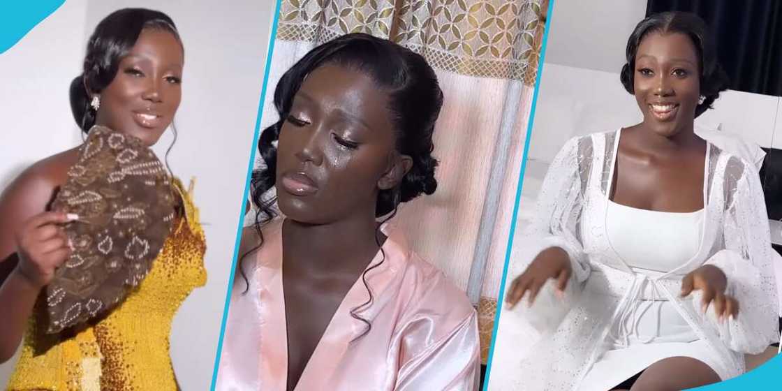 Ghanaian bride Efua looks sheds tears on her wedding day Ghanaian bride Efua looks sheds tears on her wedding day